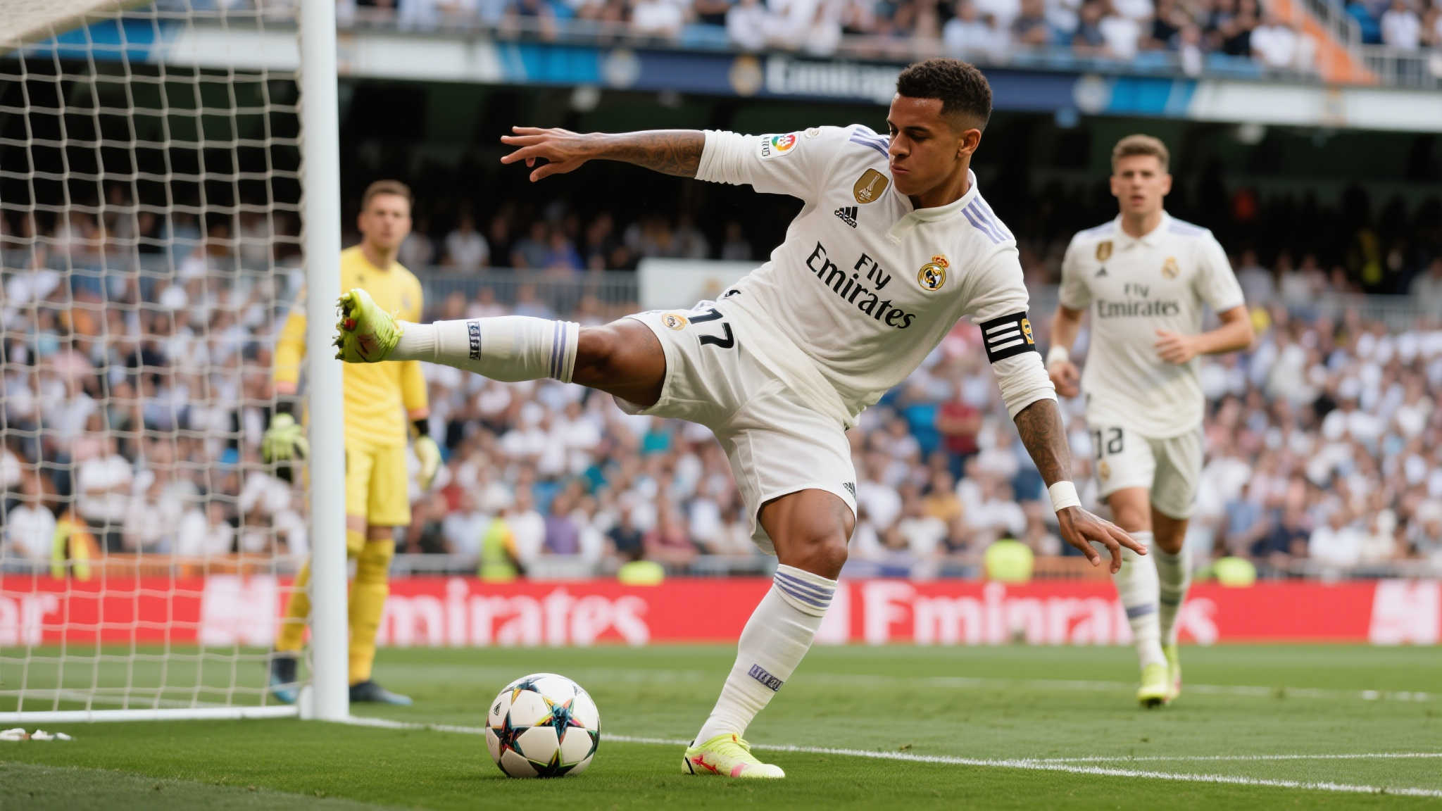 6万观众见证皇马1.7亿球星尴尬一刻：彩虹过人失利，撞上对方球员，8场无进球